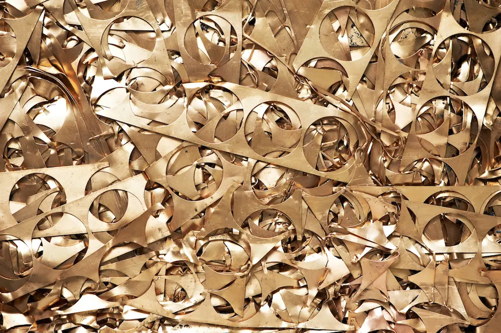 Bare Brass Punching Scrap